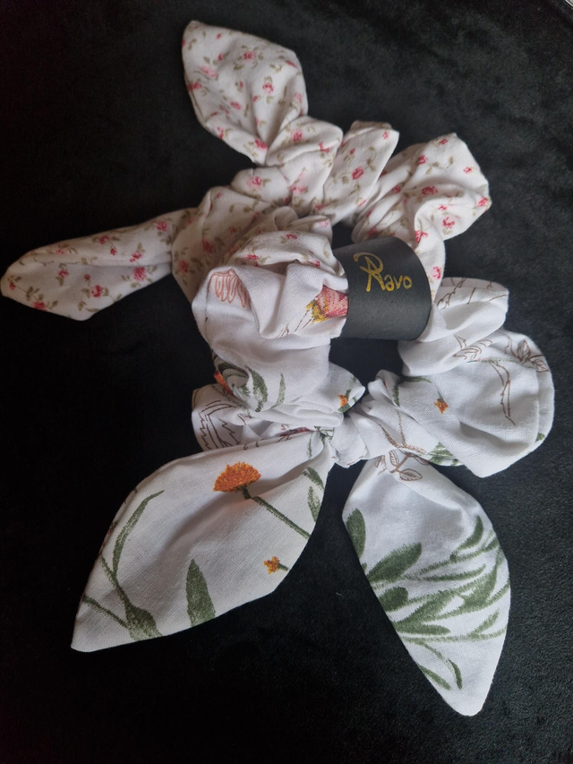 Meadow and Valentine's Day Scrunchies Set