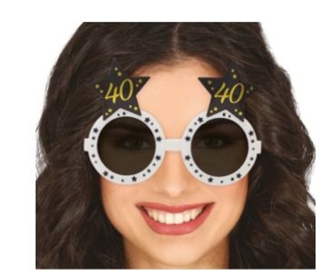PARTY , OCCHIALI  PARTY 40 ANNI 