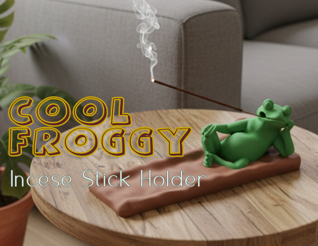 Suporte de Incenso “Sapo Cool” 