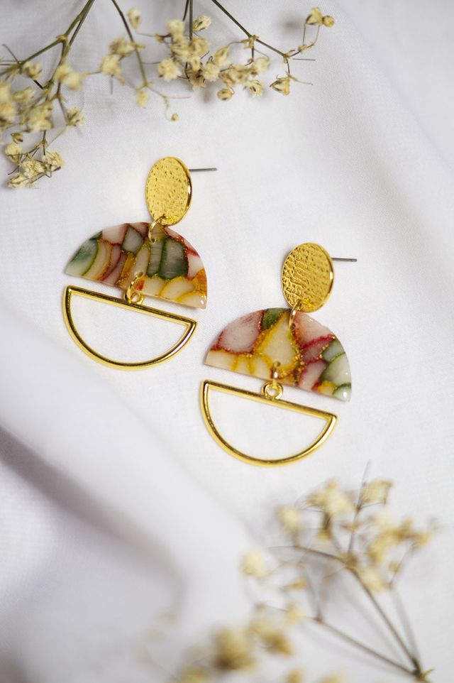 Coloris automne - Boucles Florence