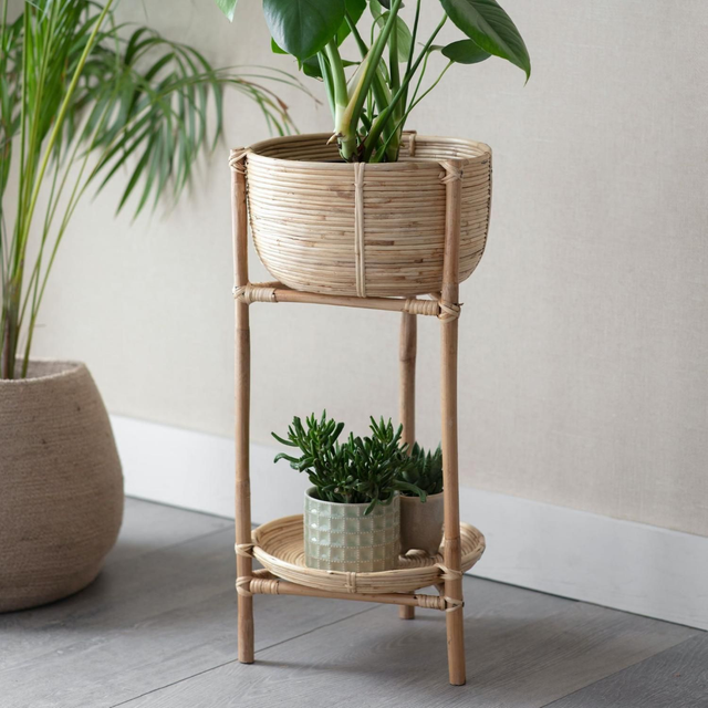 Bamboo Plant Stand