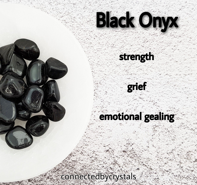 Black Onyx Tumblestone 