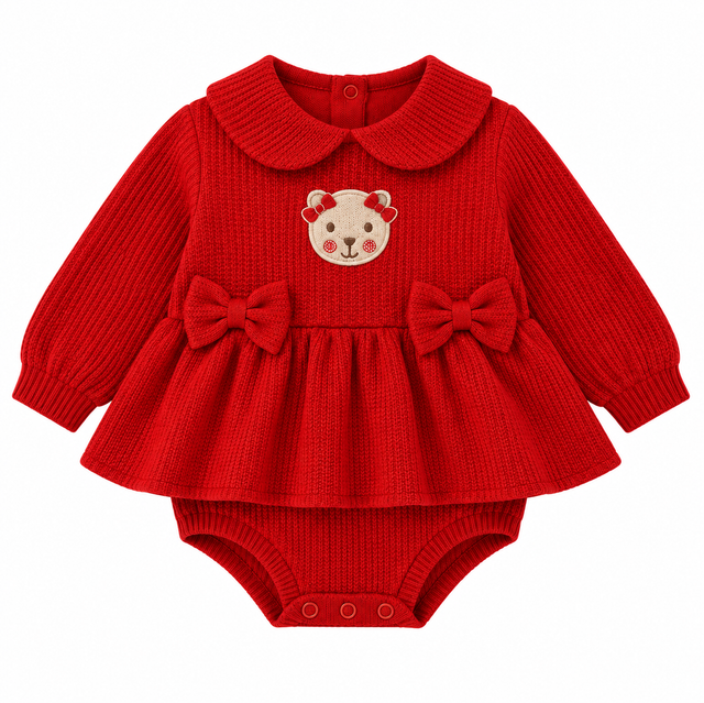 Bear bloomer romper 