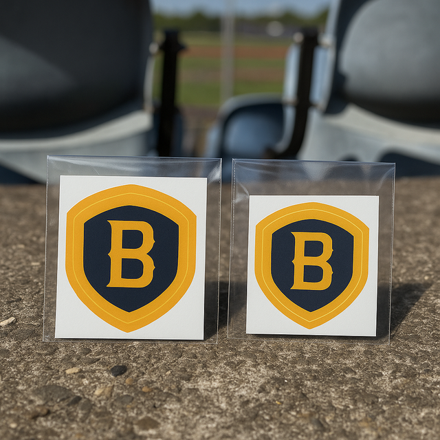 Stickerset helm+glanzende B