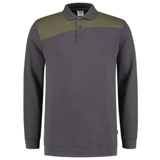 Polosweater bicolor naden