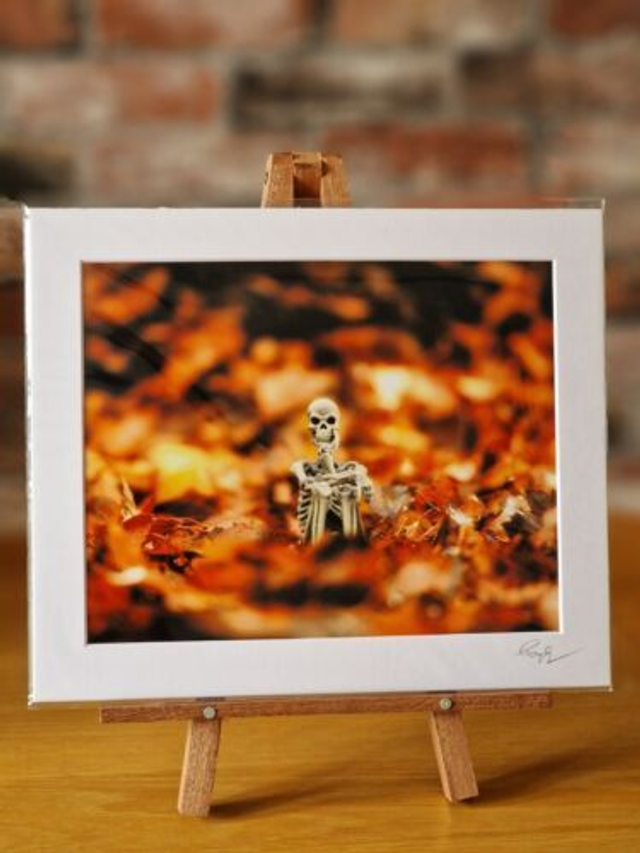 Skeleton in the Autumn