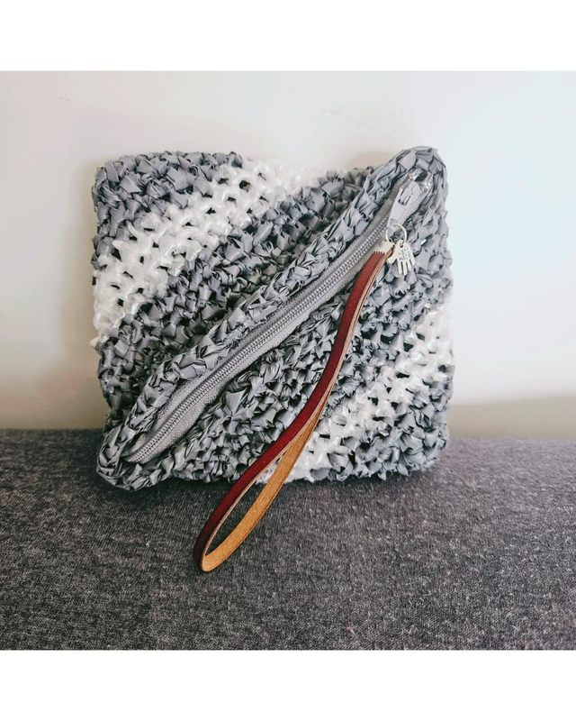 ECO Handmade Crochet Unique Pattern Small Bag