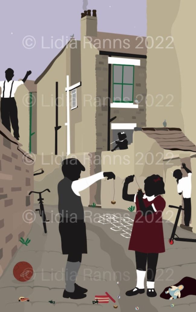 It's A Sixer - Conkers Bygone Childhood - Limited Edition art print of 50