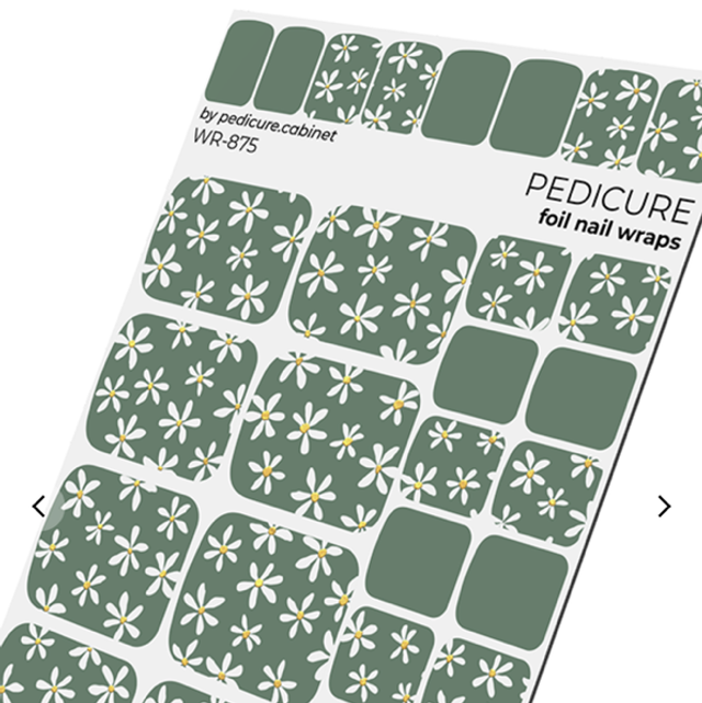 WRAP NAIL FOIL OLIVE