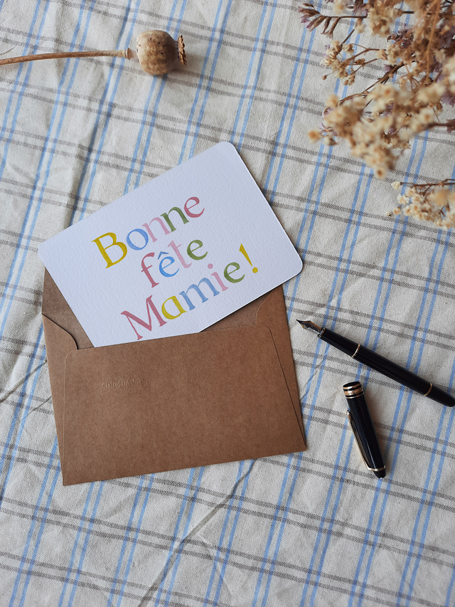 Carte Bonne fête Mamie !