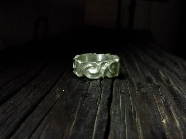 WAVE DESIGN- Bague en Argent Sculpté 