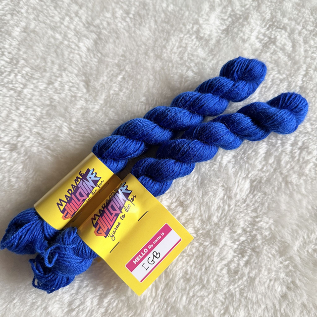 International Guillotine Blue (IGB) — BFL Sock Mini 20g
