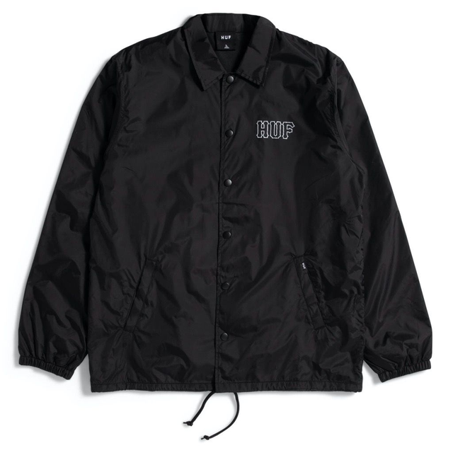  HUF Set H Coaches Jacket – eggplant - BLACK