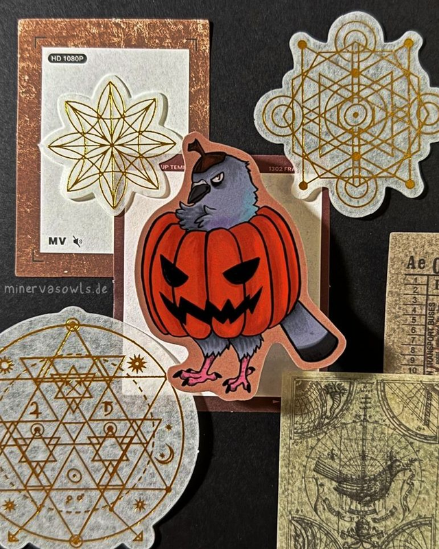 Halloween 2025 - Pigeon Stickers