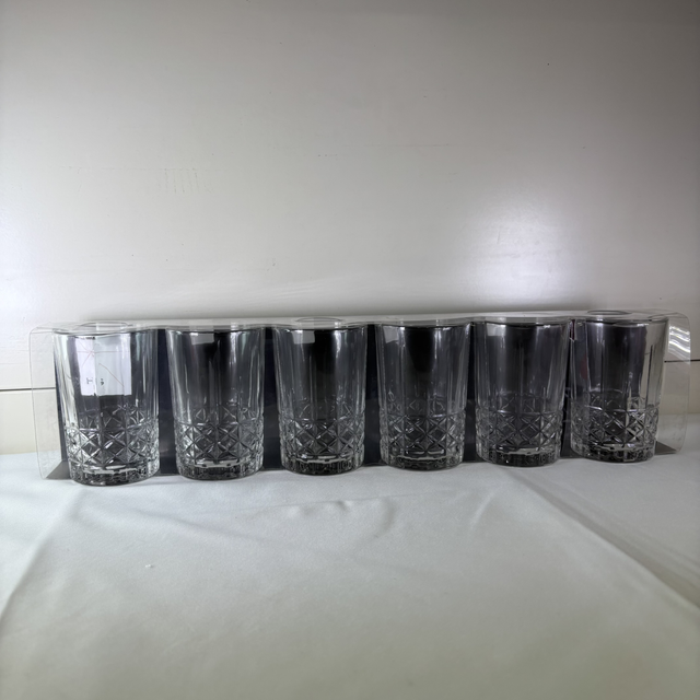 Verre à thé par 6 transparent moyen 