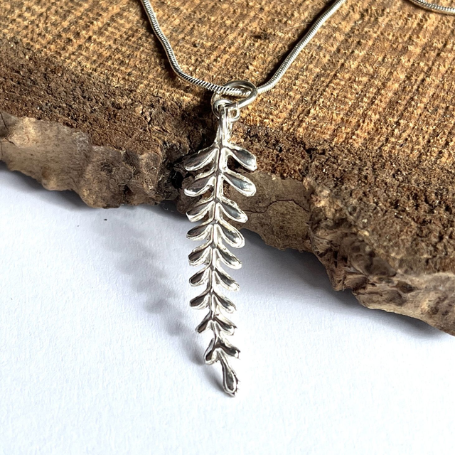 Silver Fern Pendant