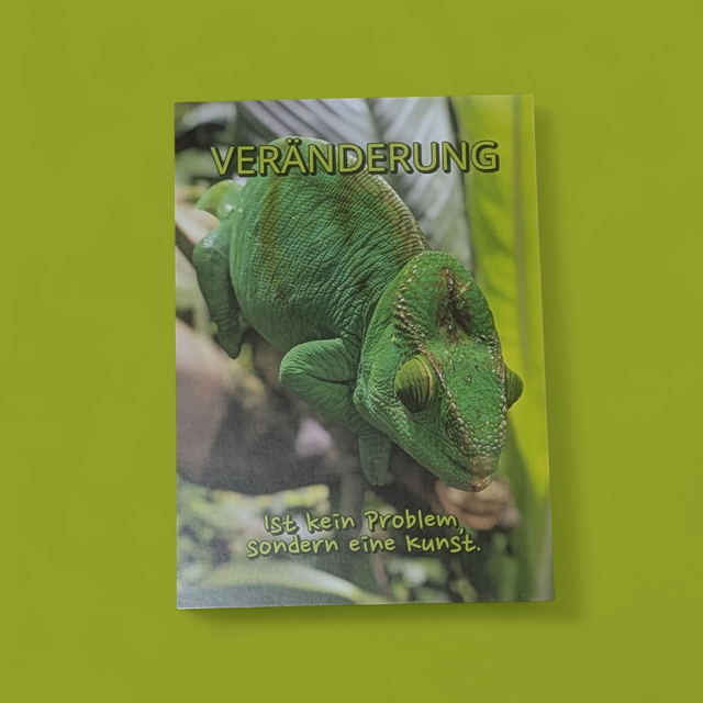 Postkarte: "Veränderung"