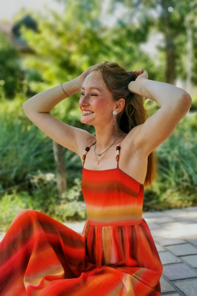 Boucles d'oreilles Puces Bleu Marbré