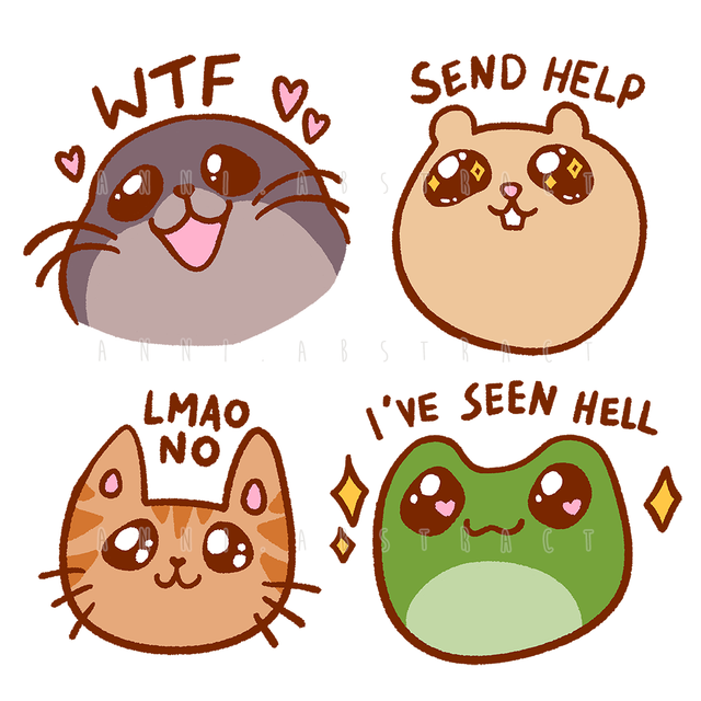 Original Art | Meme Vinyl Stickers