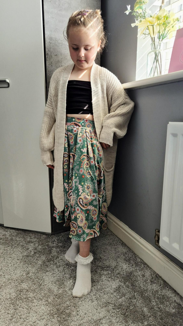 Kids Soft Feel Skirt With Pockets