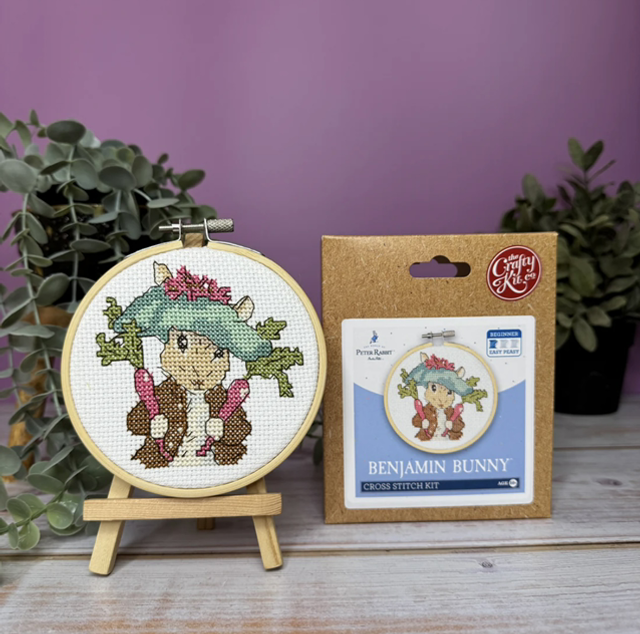 Beatrix Potter - Benjamin Bunny Mini Cross Stitch Kit