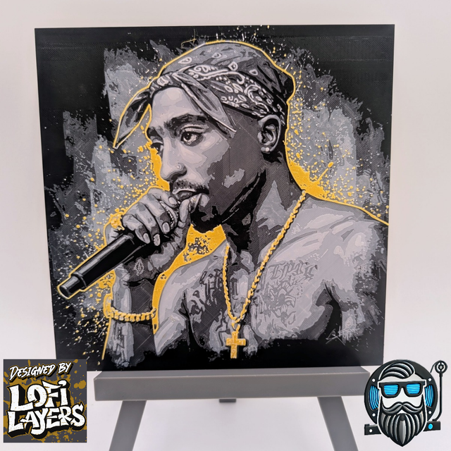 Hueforge célébrités - 2 Pac