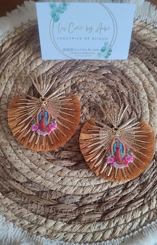 BO BIG BOHEME SAINTE VIERGE GOLD / POMPONS CAMEL 0000780