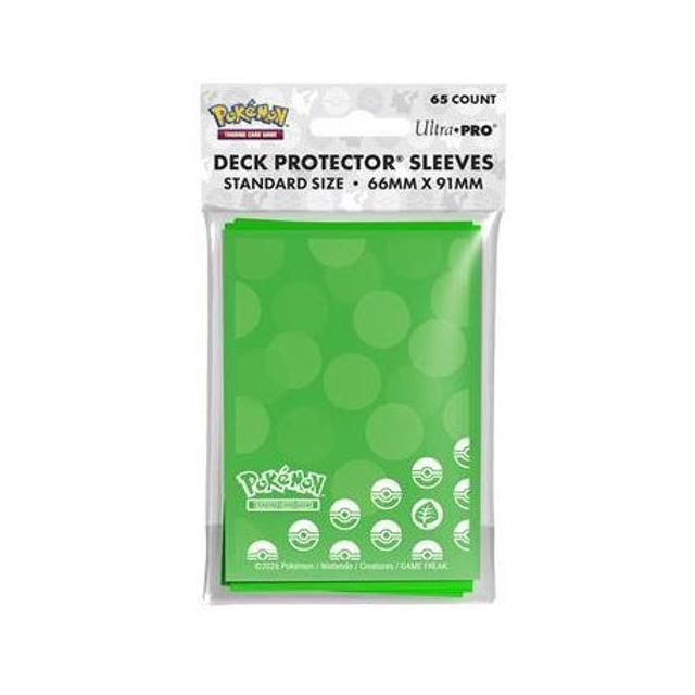 UP - Energy - Grass Type 65ct Deck Protector Sleeves For Pokémon