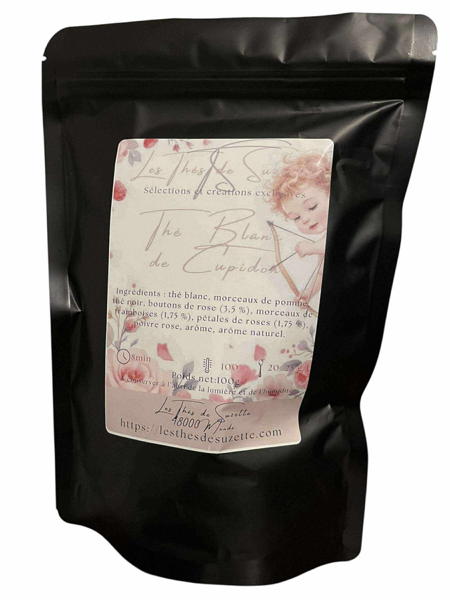 Thé Blanc Cupidon - Rose, framboise