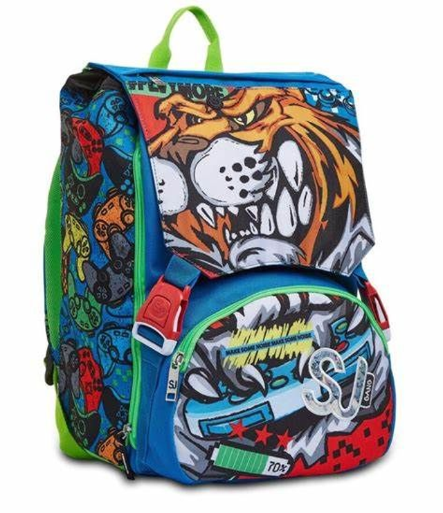 ZAINO SEVEN SJ GANG ESTENSIBILE BIG - ANIMALI FANTASY BOY 