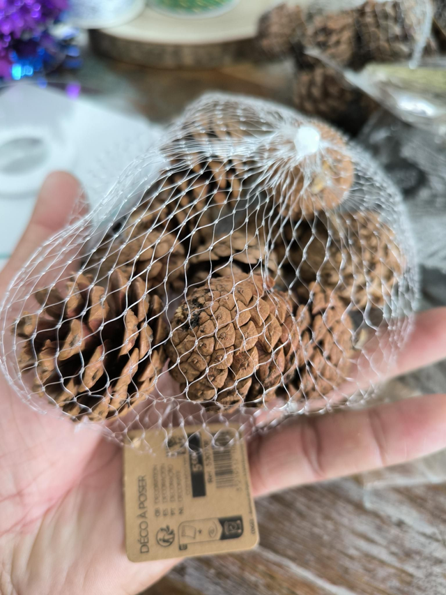 PIGNE DE PIN DÉCORATION 