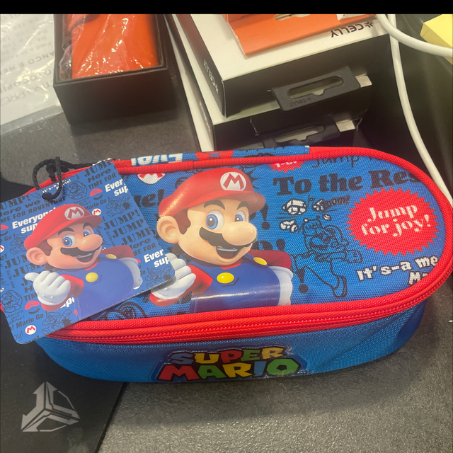 Astuccio ovale super Mario 