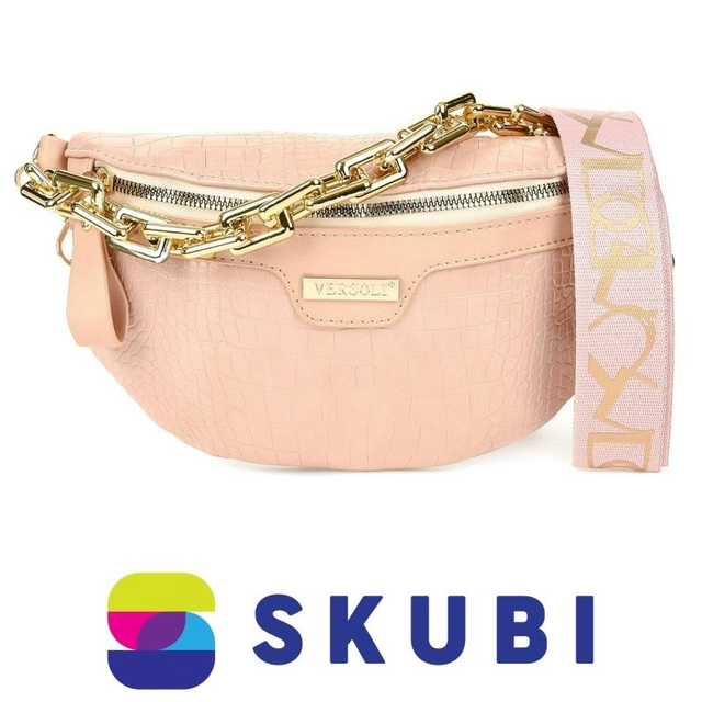 Versoli TR-23 Beige Dámská ledvinka z eko kůže béžová