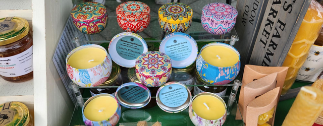 Beeswax Aromatic Tin Candle with Essential Oils (Large) 4oz