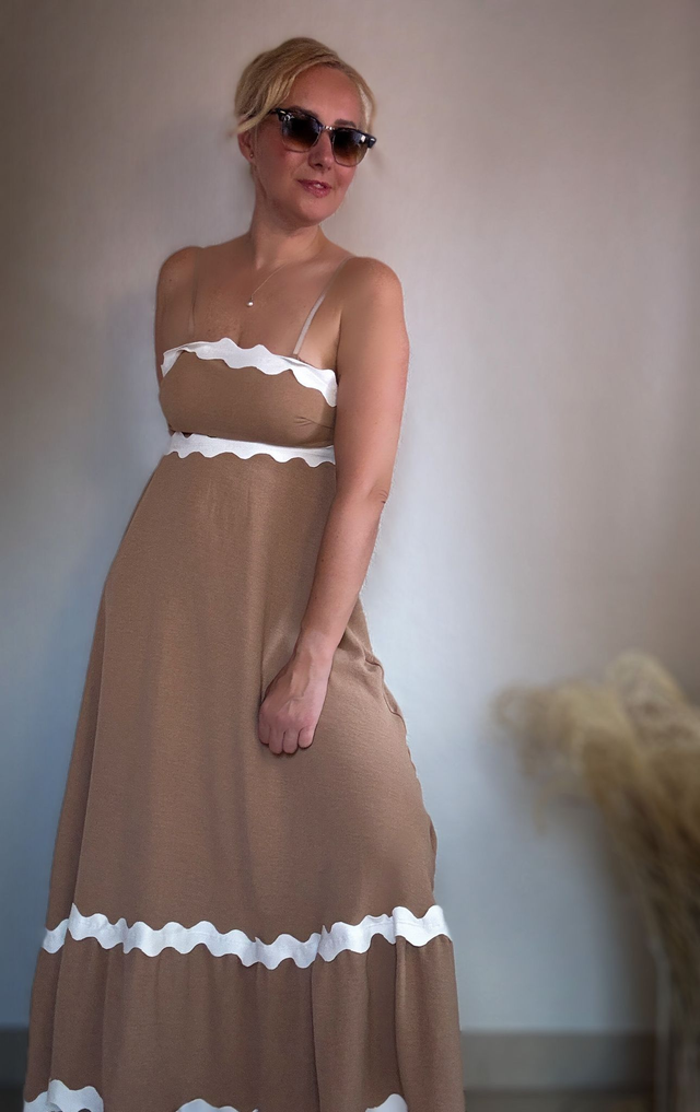 Camel Maxikleid Dia