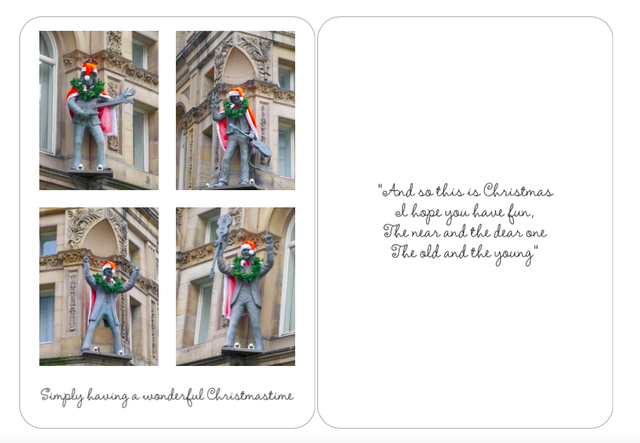 4 Variety pack luxury Christmas Cards