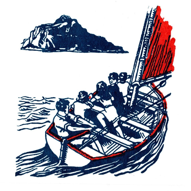 Tall stories. adventure greetings card