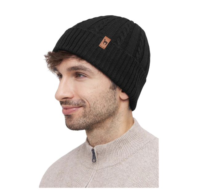 SUAVE Alpakamütze – Schwarz