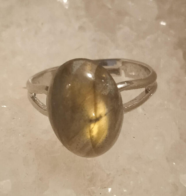 labradorite  (bague argentée) 