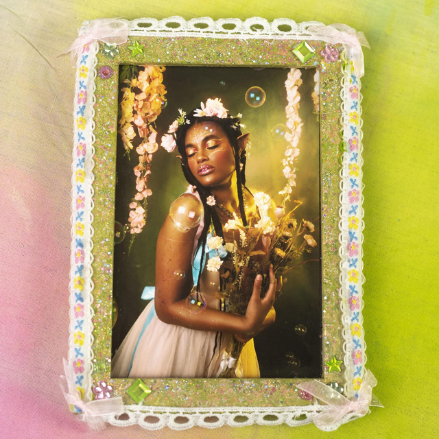 Tirage Photo "La Nymphe" encadré