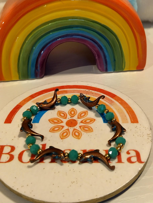  Ocean Breeze Dolphin Bracelet Set