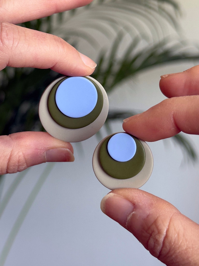 Eclipse greige, caqui y periwinkle