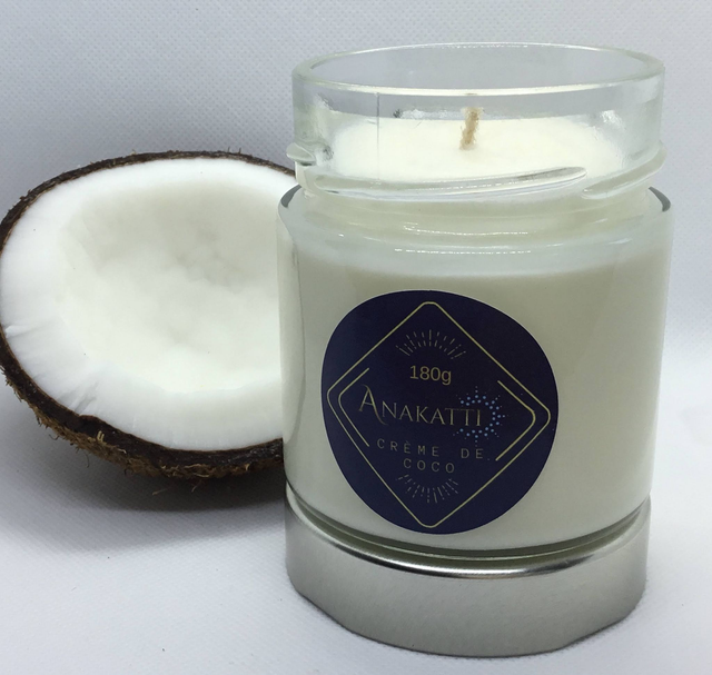Bougie crème de coco