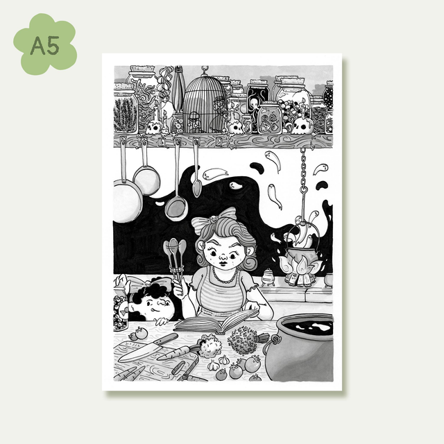 Print - A5 - L'Ogresse Cuisinière