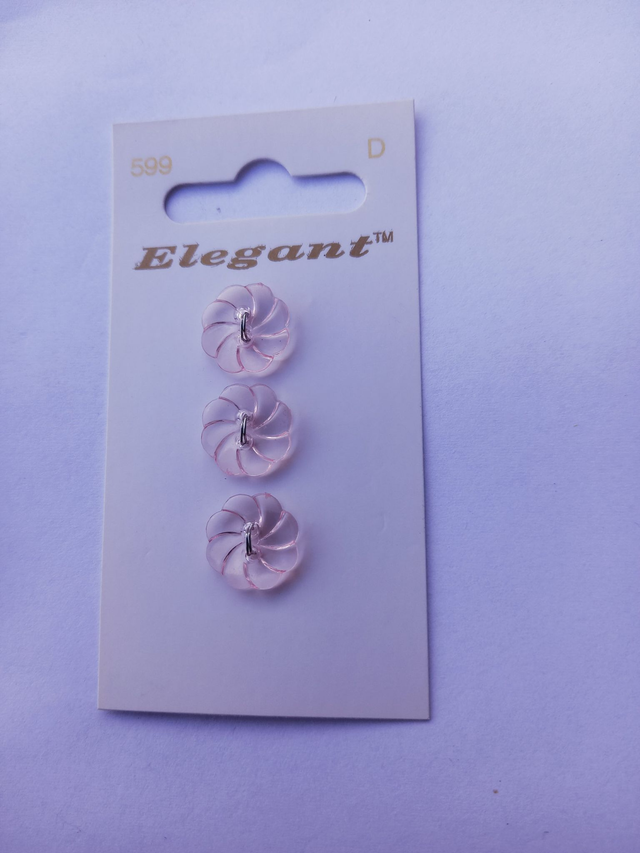 Knoop 599 (Elegant) roze transparant