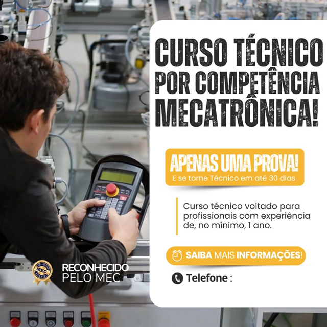 TÉCNICO EM MECATRÔNICA 