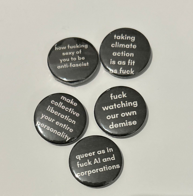  collective liberation badges col. 2 - By Raeeka Yassaie 