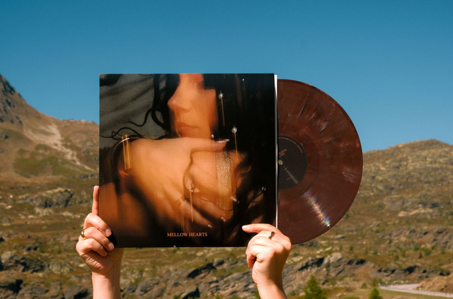 12" Vinyl LP "Mellow Hearts" colored marble