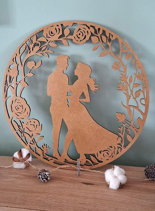 Couple de Mariés Personnalisable