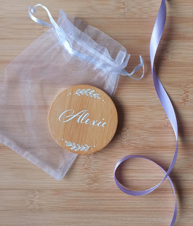 Miroir en bois à personnaliser